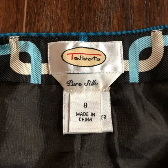 Like New Talbots 100% Silk Skirt - Picture 5 of 6